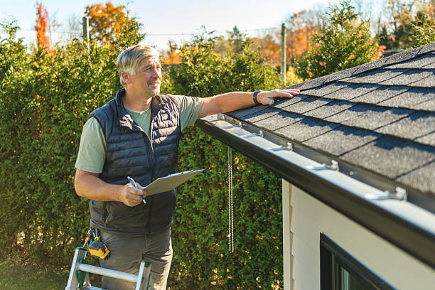 Professional Commercial Roofing technician working in Weston, MA